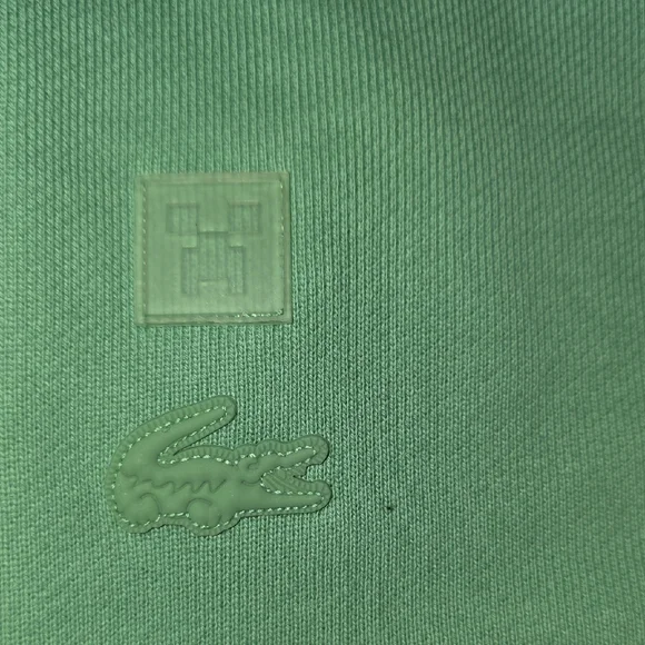 Unisex Lacoste x Minecraft Organic Cotton Fleece SweatpantsUnisex - Green - L - Picture 5 of 16